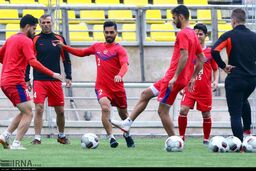 گزارش تصویری/ تمرین شاداب امروز تیم فوتبال پرسپولیس