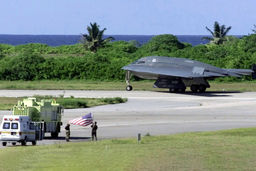 عملیات فریب ۲ ؟ تصویر ماهواره ای پایگاه دیه‌گو گارسیا 