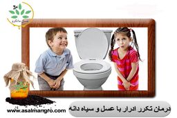 درمان تکرر ادرار با عسل و سیاه دانه