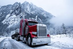 چند توصیه زمستانی به رانندگان کامیون