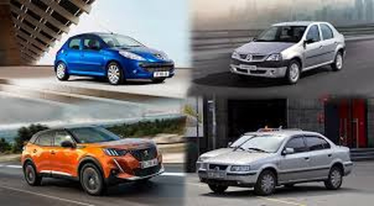 قیمت خودرو های ایران خودرو در ۴ مرداد ۱۴۰۰