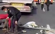 اتفاق عجیب و غریب در در بزرگراه آزادگان 