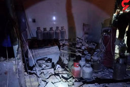 عکس / انفجار مهیب در نهاوند