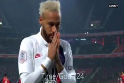 فیلم ادای احترام نیمار به کوبی برایانت پس از گلزنی