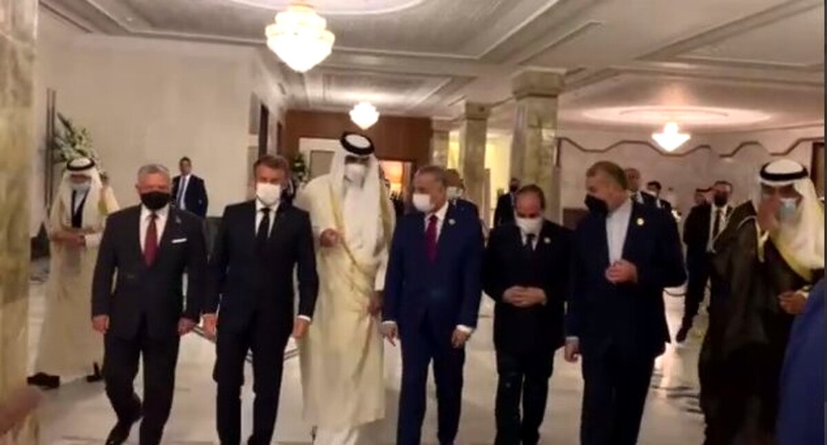 گفت‌وگوی امیرعبداللهیان با رئیس‌جمهور مصر در حاشیه نشست بغداد