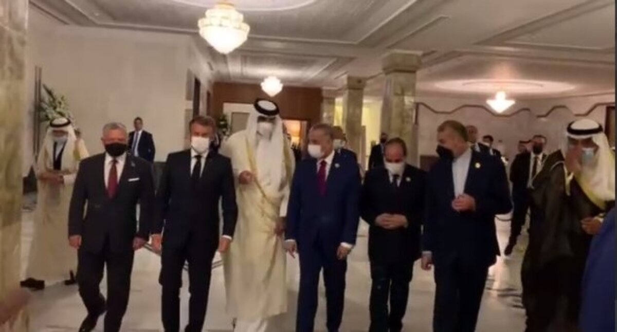 گفت‌وگوی امیرعبداللهیان با رئیس‌جمهور مصر در حاشیه نشست بغداد