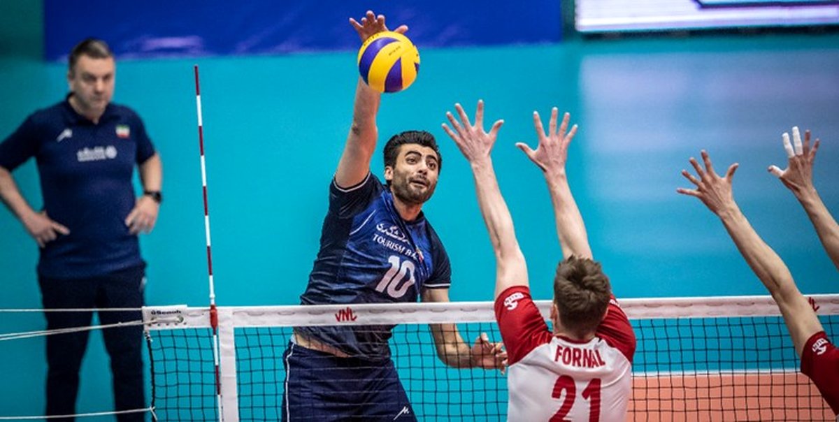 غفور امتیازآورترین بازیکن دیدار ایران و لهستان شد