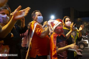 جشن و پایکوبی هواداران پرسپولیس