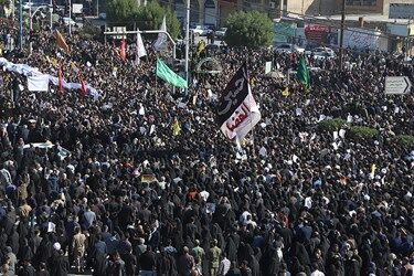 تشییع پیکر «حاج قاسم و ابومهدی» در اهواز
