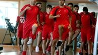 بدنسازی پرسپولیس در برف تهران