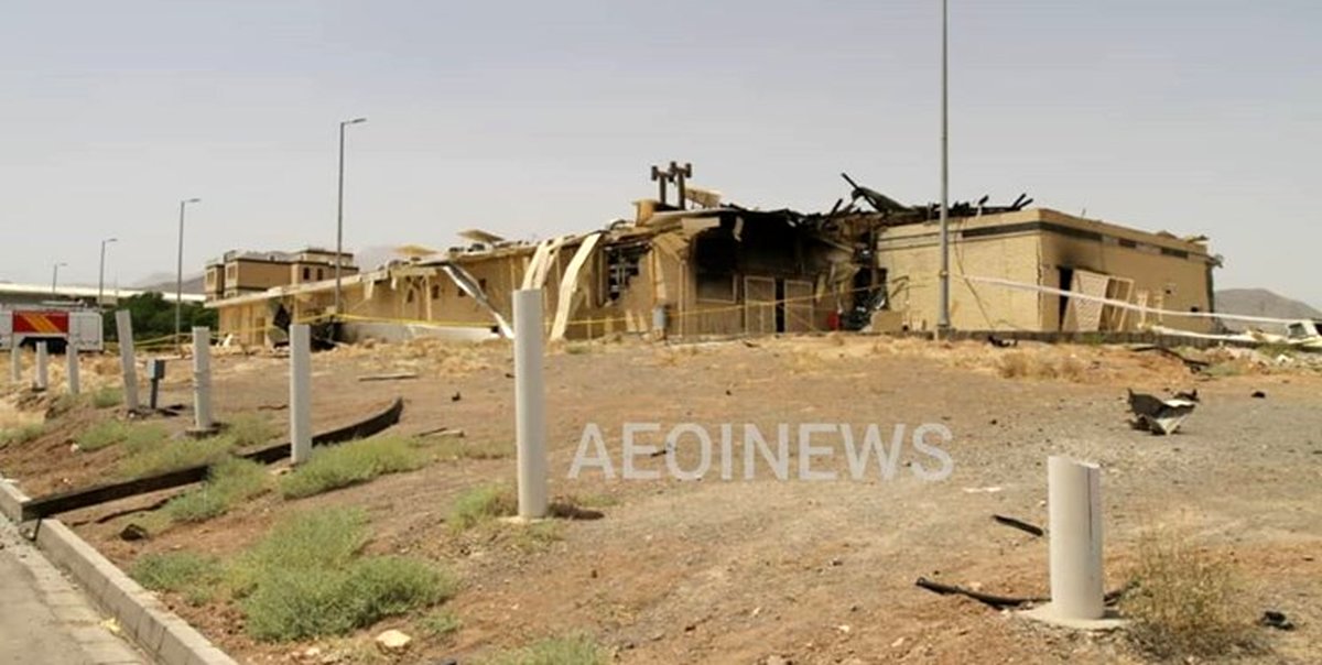 محل انفجار در مجتمع غنیسازی نطنز را ببینید+عکس