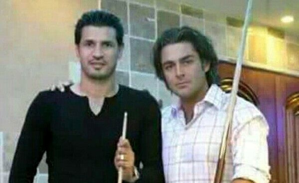 عکس دیده نشده از رضا گلزار در کنار علی دایی