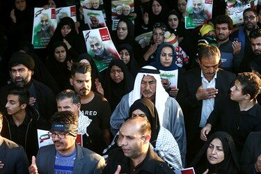تشییع پیکر «حاج قاسم و ابومهدی» در اهواز