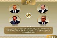 تماس 4 جانبه وزیرخارجه مصر و عراقچی و ویتکاف و گروسی