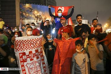 جشن و پایکوبی هواداران پرسپولیس