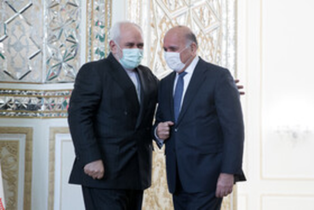 رایزنی وزیر خارجه عراق با ظریف در تهران