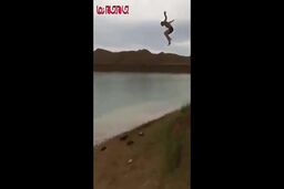 مرگ بر اثر شیرجه اشتباه به روی خاک ار ارتفاع
