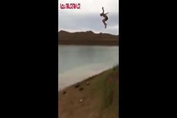 مرگ بر اثر شیرجه اشتباه به روی خاک ار ارتفاع