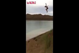 مرگ بر اثر شیرجه اشتباه به روی خاک ار ارتفاع