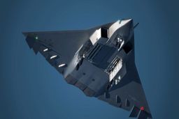 شکار لحظه فرود جنگنده هیولای نسل ششم 