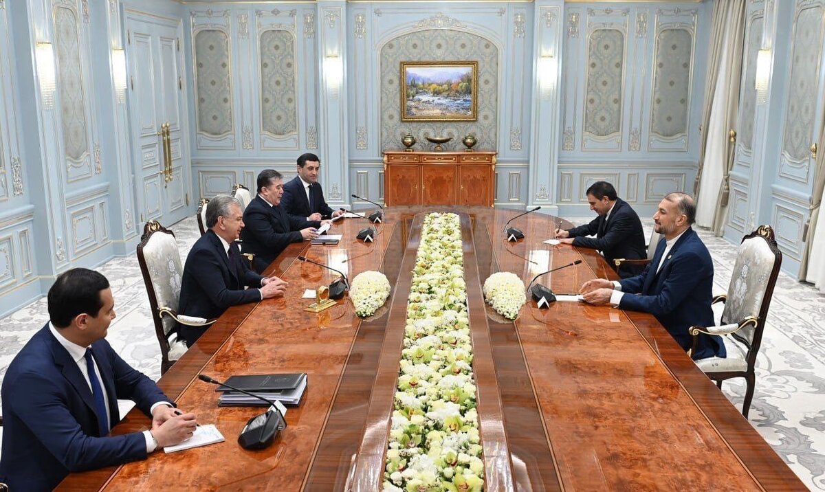 جزئیات دیدار امیرعبداللهیان با رئیس‌جمهور ازبکستان