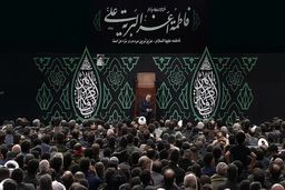 روضه خوانی محمود کریمی در حضور رهبر انقلاب