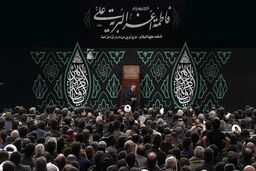 روضه خوانی محمود کریمی در حضور رهبر انقلاب