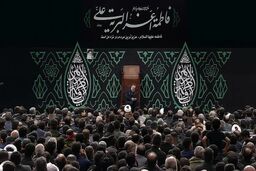 روضه خوانی محمود کریمی در حضور رهبر انقلاب