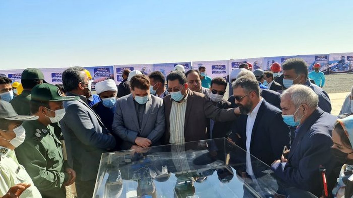 کارخانه آهک صنعتی قلعهگنج افتتاح شد + تصاویر