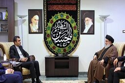 دستیار وزیر خارجه با سید حسن نصرالله دیدار کرد