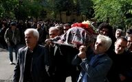 تشییع پیکر محمد ابراهیم جعفری