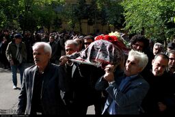 تشییع پیکر محمد ابراهیم جعفری