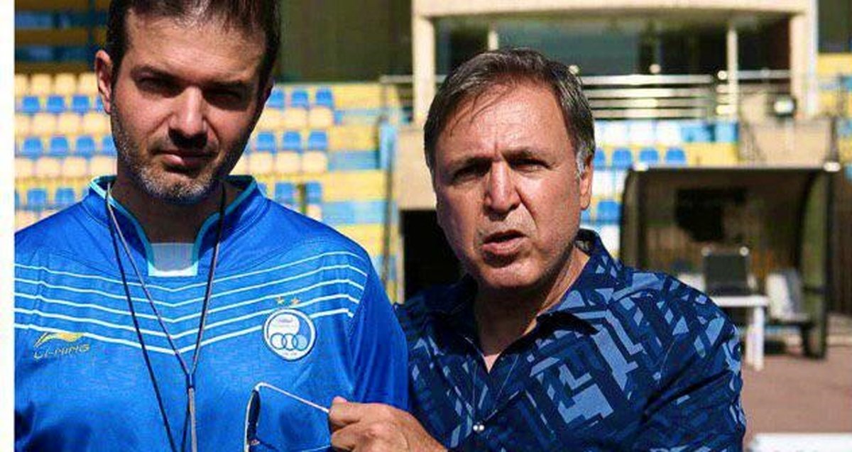 سرپرست جدید استقلال در کنار استراماچونی عکس گرفت