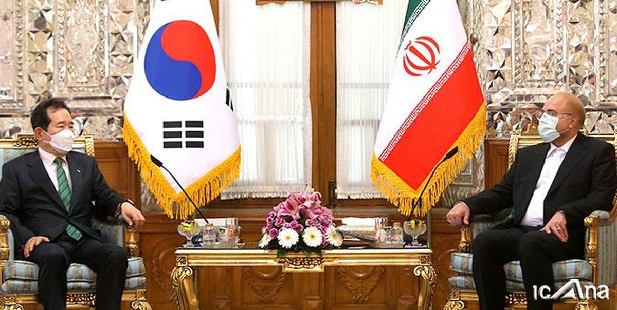انتقادات صریح قالیباف در دیدار با نخست وزیر کره جنوبی
