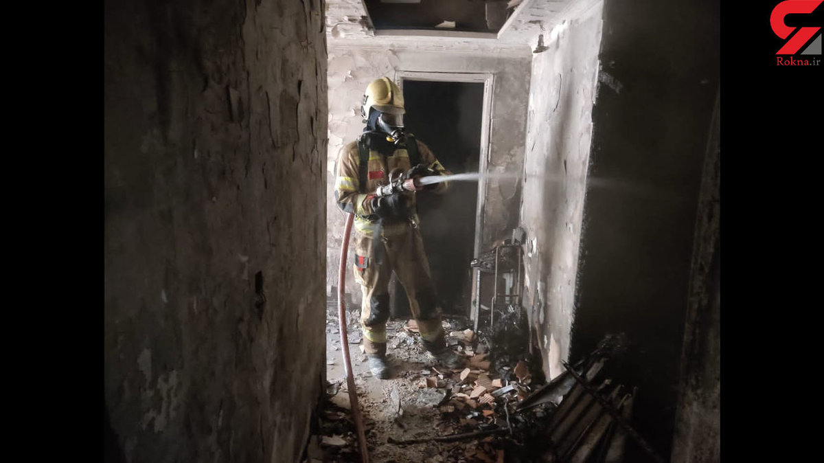 آتش سوزی در پاساژ گلشن تهران+ فیلم وحشت مردم در پاساژ