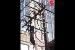 آقا دزده را برق گرفت| فیلم