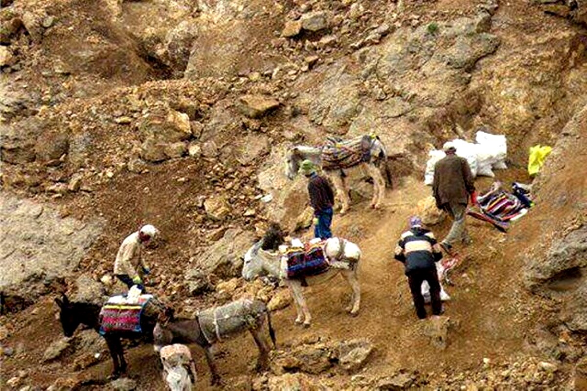 ریزش معدن آلبلاغ و فوت یکی از برداشت کنندگان غیرمجاز