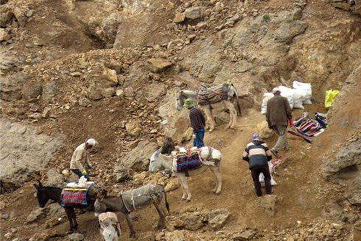 ریزش معدن آلبلاغ و فوت یکی از برداشت کنندگان غیرمجاز