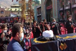 تشییع پیکر حجت الاسلام حسینیان در امامزاده صالح تجریش