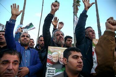 تشییع پیکر «حاج قاسم و ابومهدی» در اهواز