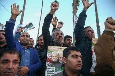 تشییع پیکر «حاج قاسم و ابومهدی» در اهواز