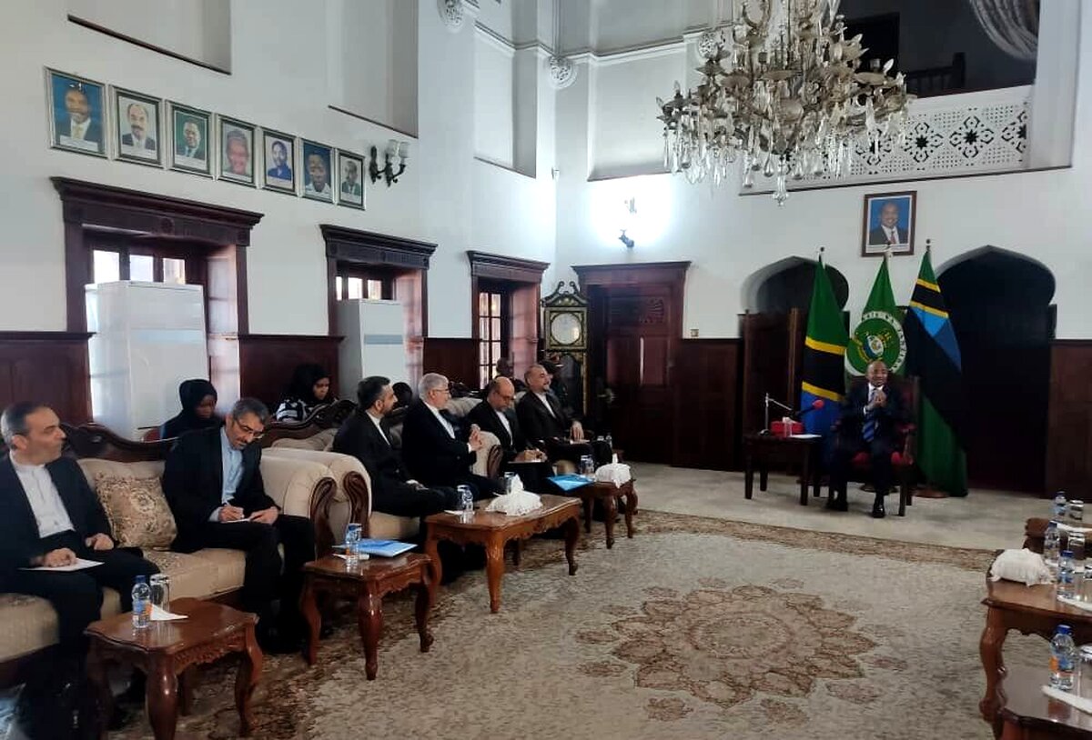 امیرعبداللهیان با رئیس جمهور زنگبار دیدار کرد