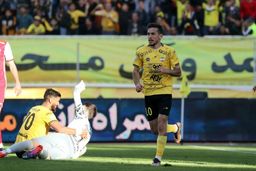 فقط این سپاهانی مقابل پرسپولیس خندید! (عکس)