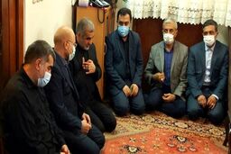 قالیباف به خانه مادر نیکزاد رفت