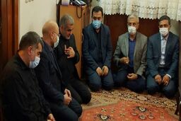 قالیباف به خانه مادر نیکزاد رفت
