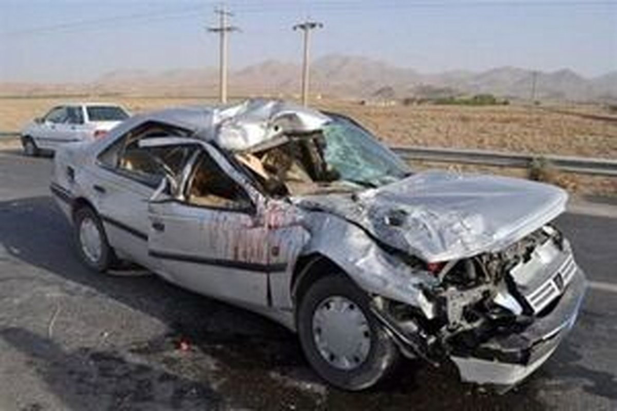 کشته شدن ۴نفر از اعضای یک خانواده در تصادف