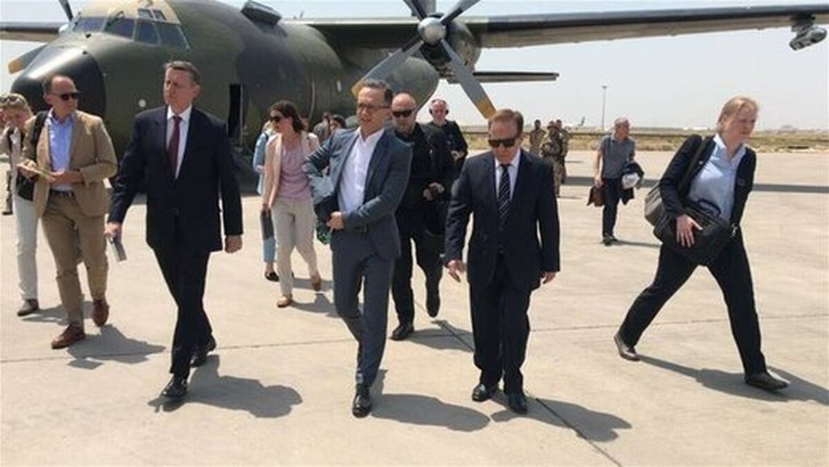 ماس قبل از دیدار با ظریف وارد بغداد شد