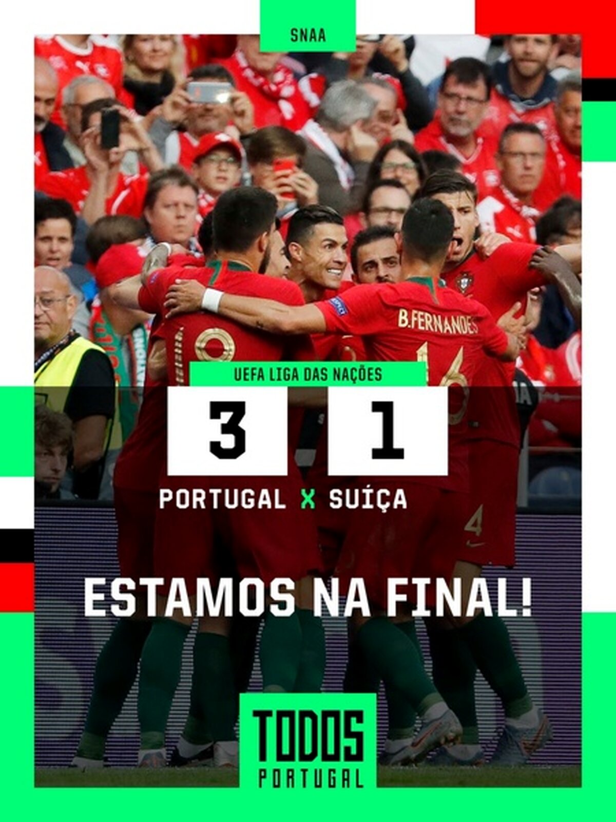 رونالدو 3 - 1 سوئیس؛ اعجاز کریس