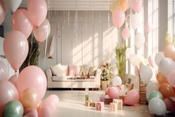 بادکنک آرایی تولد دخترانه + جذاب ترین ایده ها