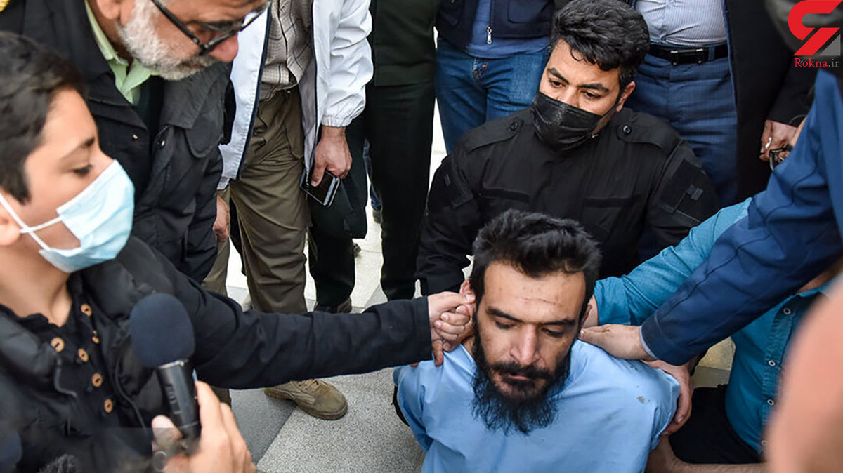 11 عکس از لحظه لحظه بازداشت قاتل شهید رنجبر / گوش قاتل در دست پسر